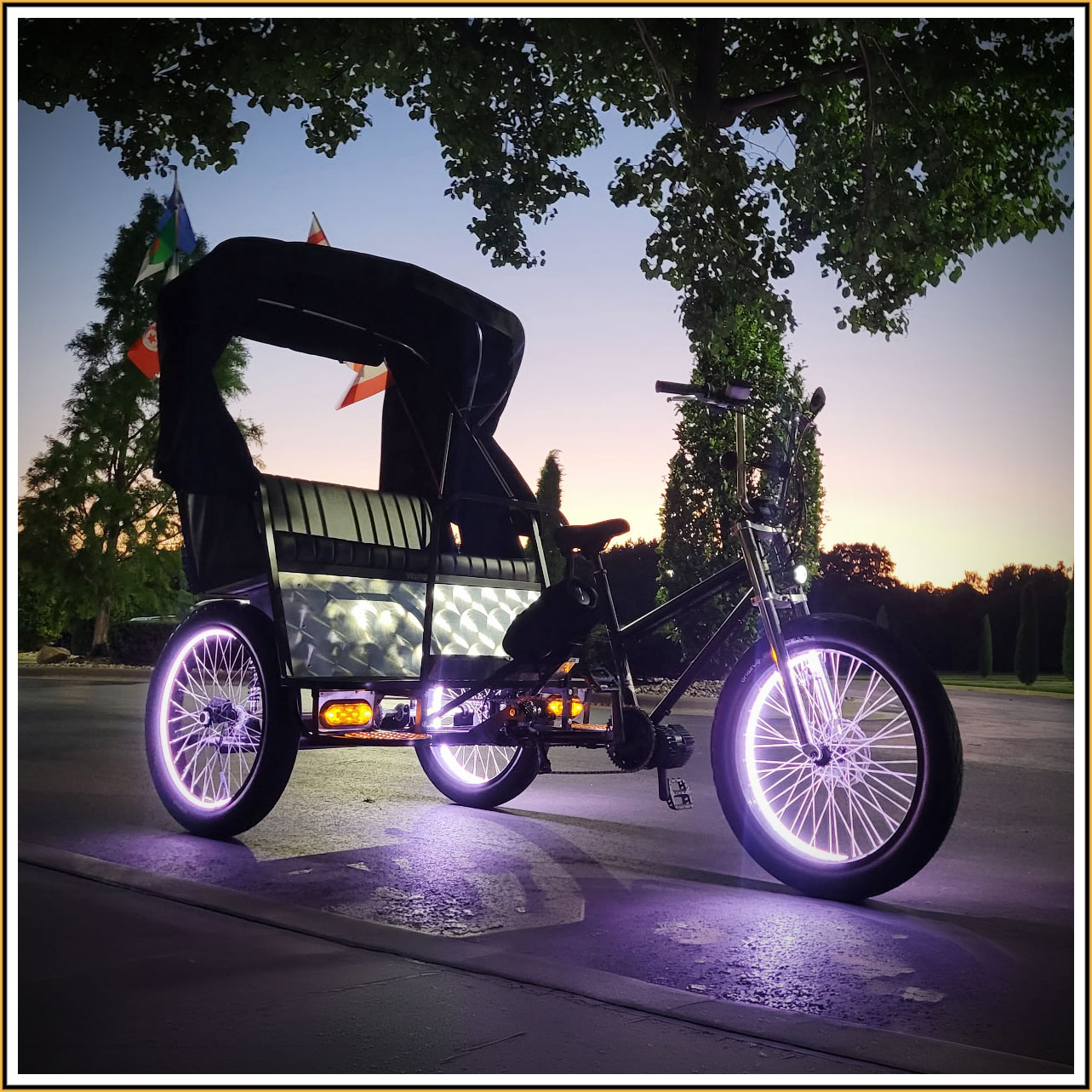 view of go go pedicab in kansas city