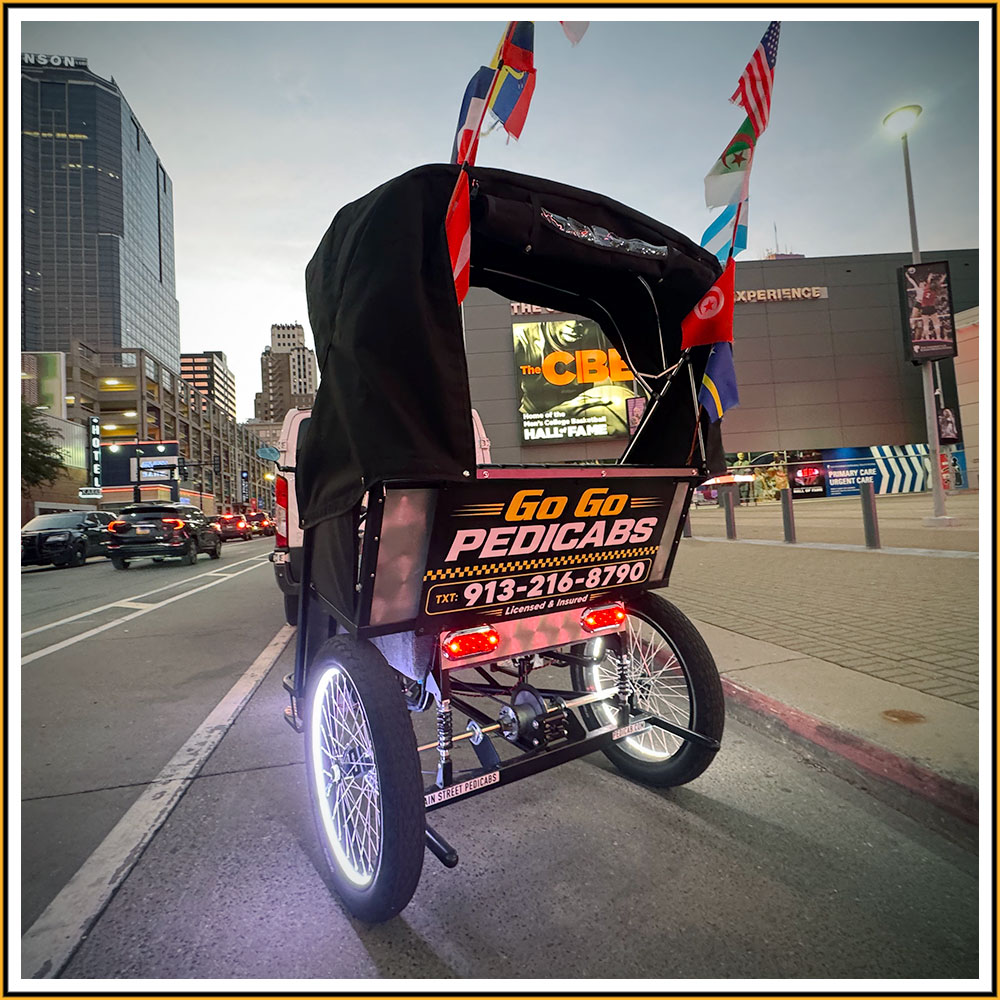 advertise on our pedicabs in kansas city